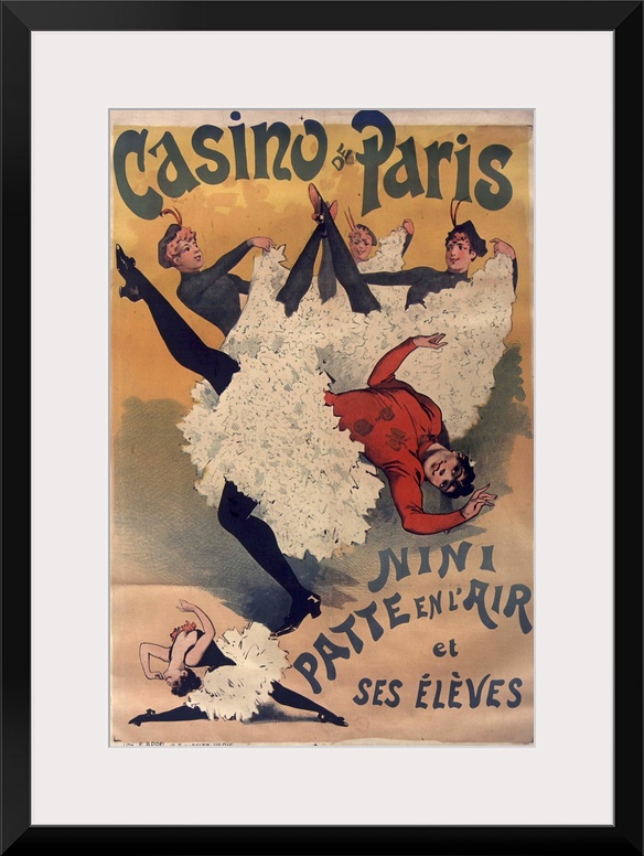 Casino de Paris - Vintage Cabaret Advertisement