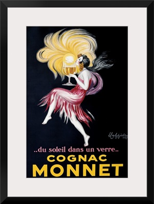 Vintage Advertising Poster - Cognac Monnet