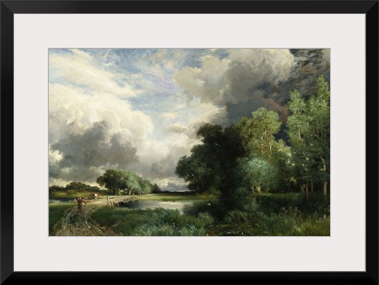 CH377873 Approaching Storm Clouds (oil on canvas) by Moran, Thomas (1837-1926); Private Collection; Photo .... Christie's ...