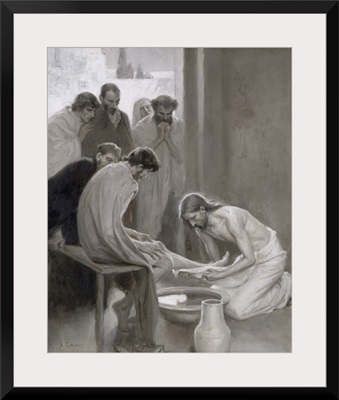 Jesus Washing the Feet of his Disciples, 1898