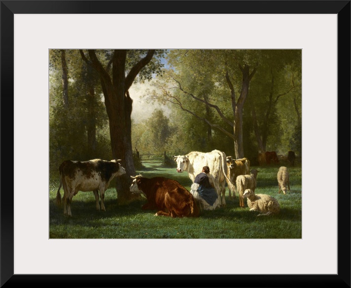 Landscape with Cattle and Sheep, 1852-8