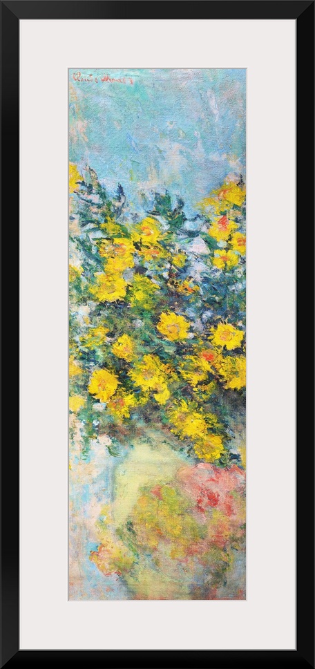 Mauves, 1882-83 (originally oil on canvas) by Monet, Claude (1840-1926)