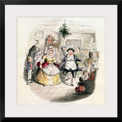 Mr Fezziwig's Ball, from A Christmas Carol by Charles Dickens (1812-70) 1843