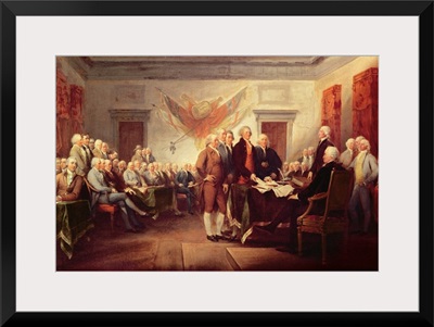 Signing the Declaration of Independence, 4th July 1776, c.1817