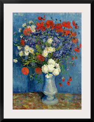 Still Life: Vase with Cornflowers and Poppies, 1887