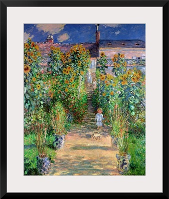 The Artists Garden at Vetheuil, 1880