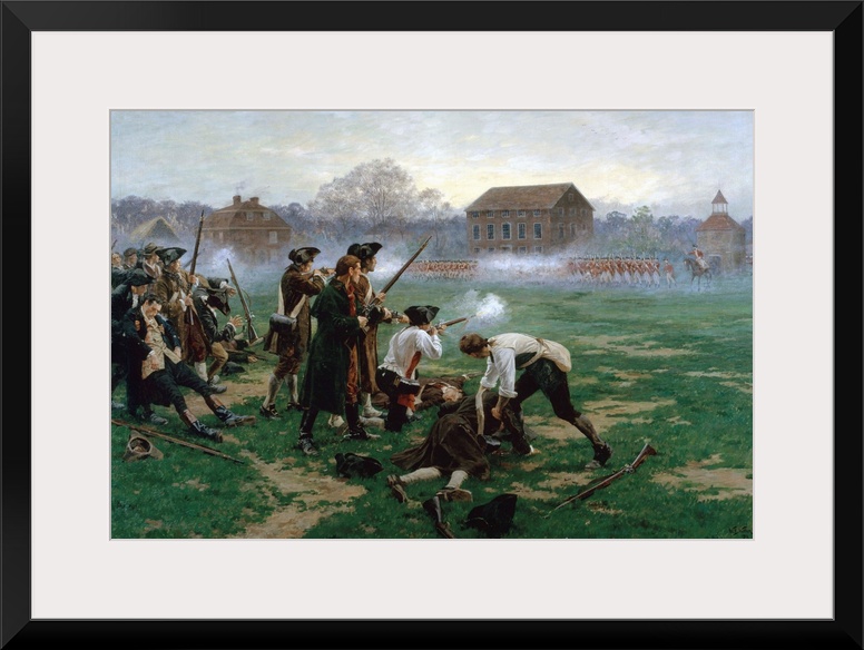 The Battle of Lexington, 19th April 1775, 1910