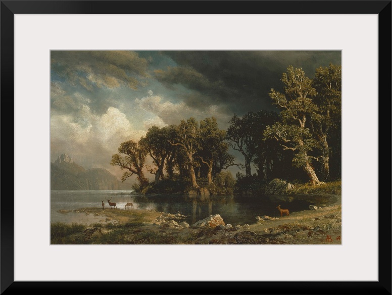 Originally oil on board.