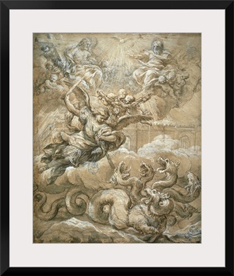 The Holy Trinity with Saint Michael Conquering the Dragon, 1666