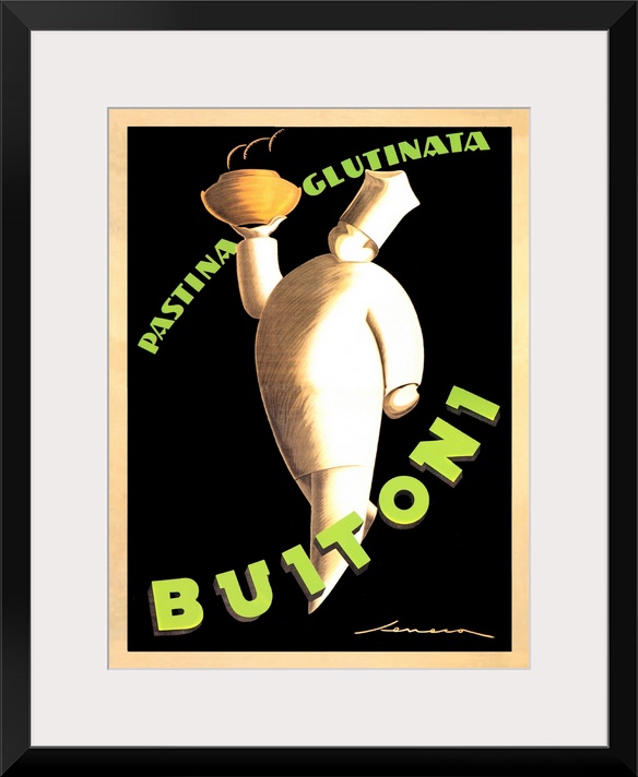 Vintage Italian advertisement for Buitoni, 1928.