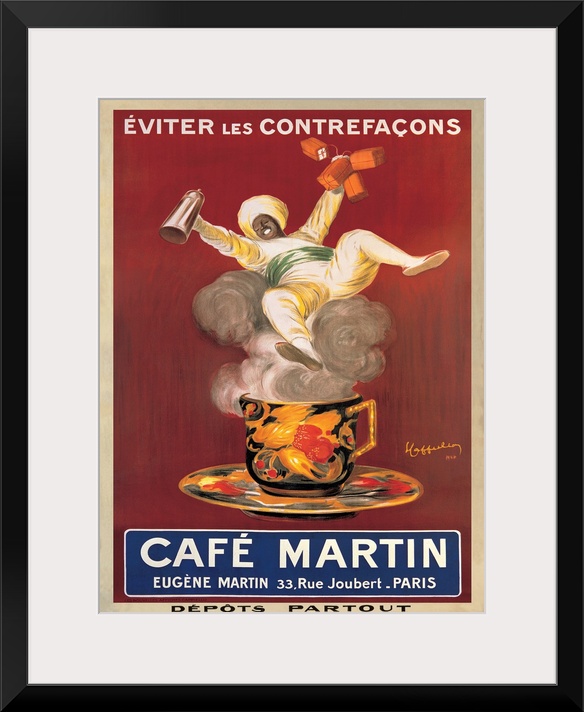 Vintage advertisement for Cafe Martin, 1921.