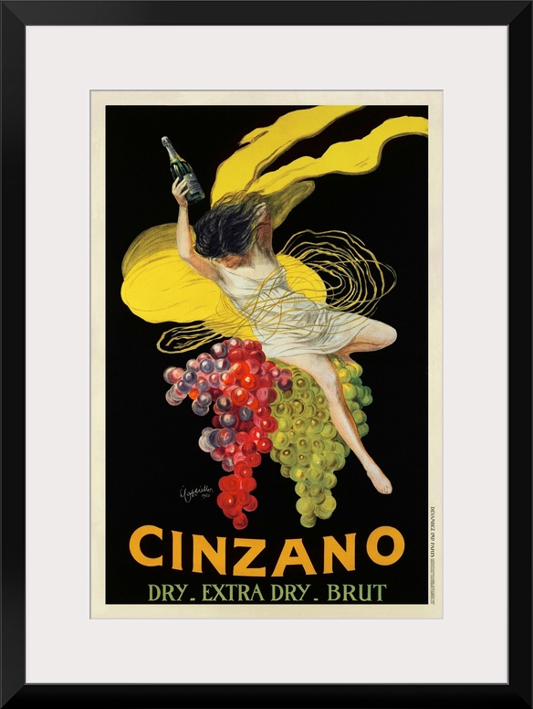 Vintage advertisement of Cinzano (1920) by Leonetto Cappiello.