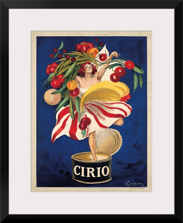 Vintage advertisement for Cirio Italian food company.