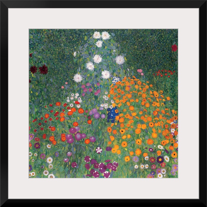 Flowery Garden ( 1906) by Gustav Klimt.
