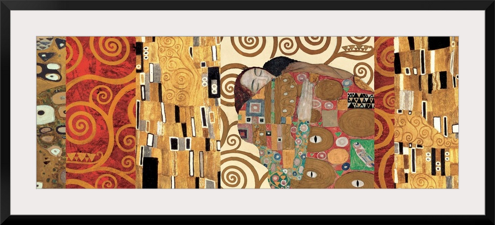 Fulfillment (1909) by Gustav Klimt.