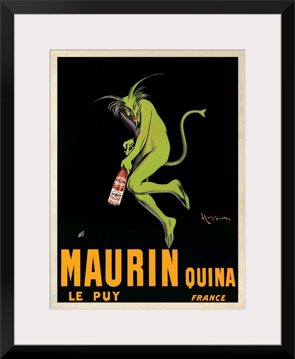 Vintage advertisement of Maurin Quina, 1920 ca by Leonetto Cappiello.