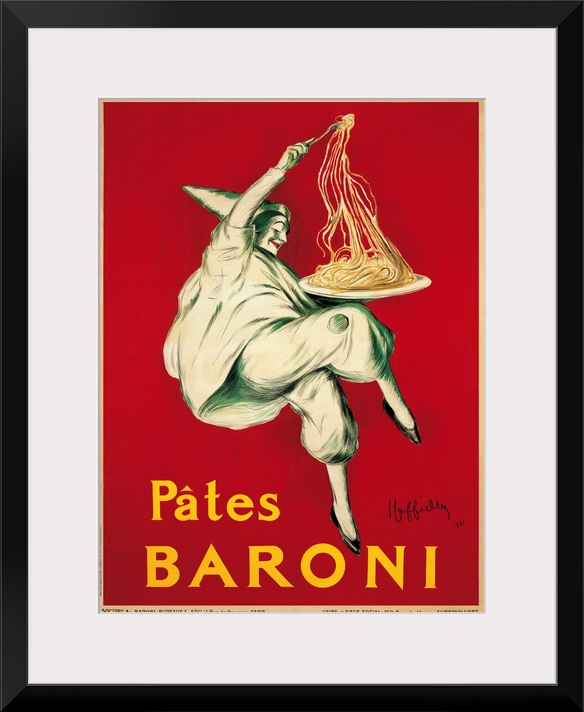 Vintage advertisement of Pates Baroni, 1921 by Leonetto Cappiello.