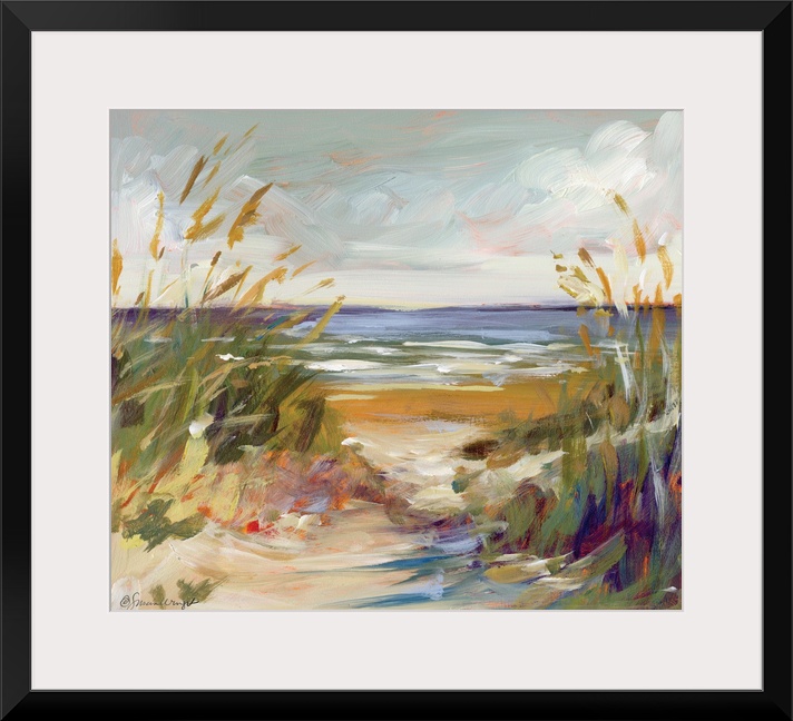 Classic coastal seascape for a beach home or a beach lover!