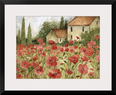 Tuscan Poppy Landscape