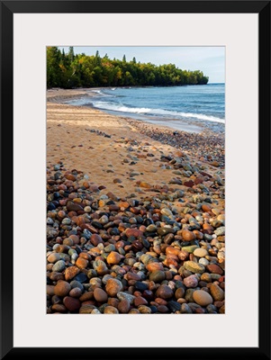 Michigan, Pictured Rocks National Lakeshore, Au Sable Point and Lake Superior