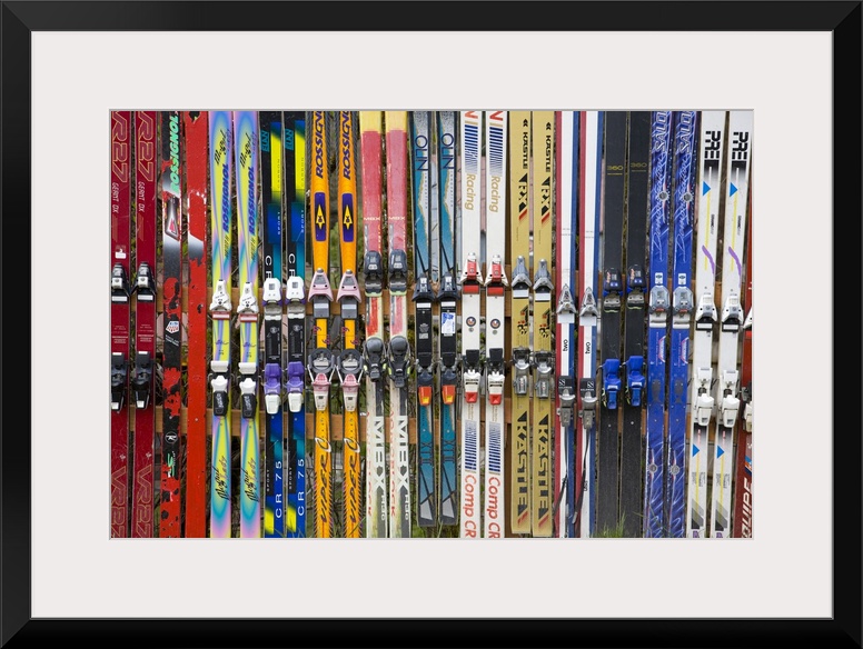 Washington, Glacier, Ski Fence, at the Glacier Ski Shop.