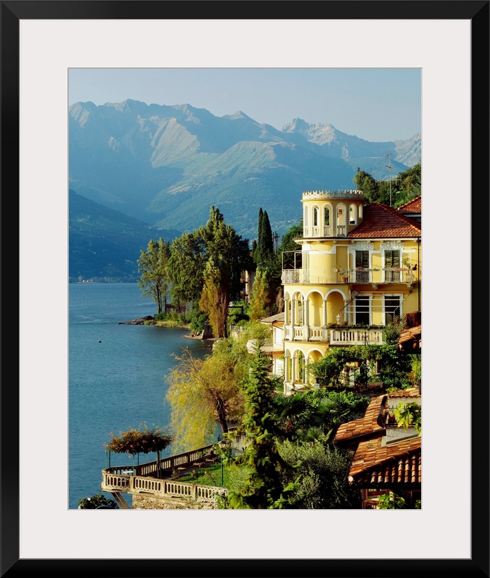 Italy, Lake Como, Corenno Plinio, villa