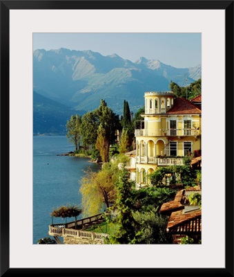 Italy, Lake Como, Corenno Plinio, villa