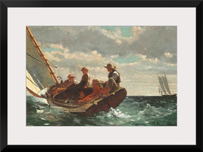 Breezing Up (A Fair Wind), by Winslow Homer, 1873-76