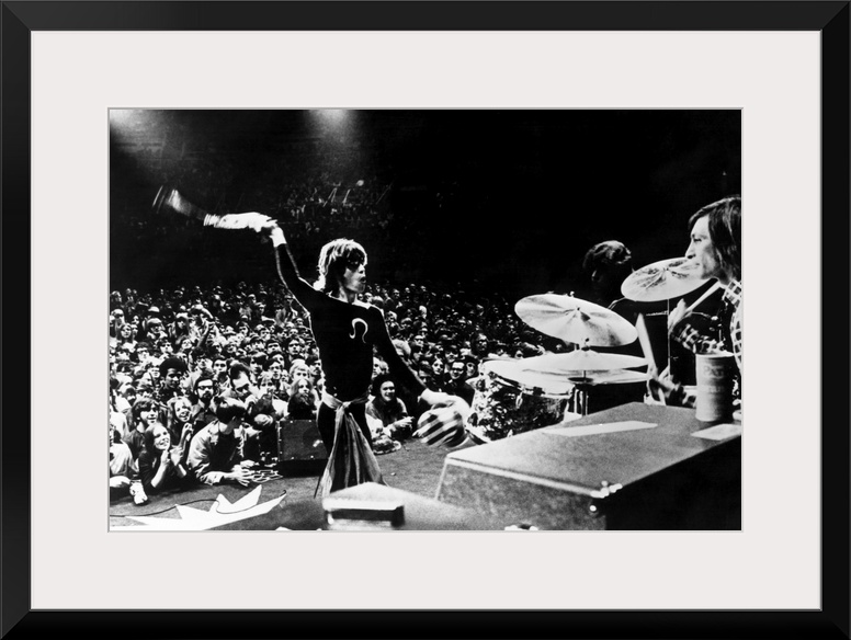 Gimme Shelter, Mick Jagger, Charlie Watts, 1970.