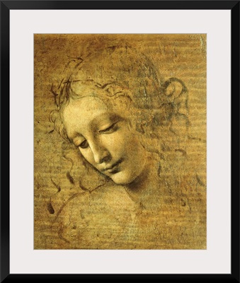 Head of a Young Woman La Scapigliata, by Leonardo da Vinci, c. 1508