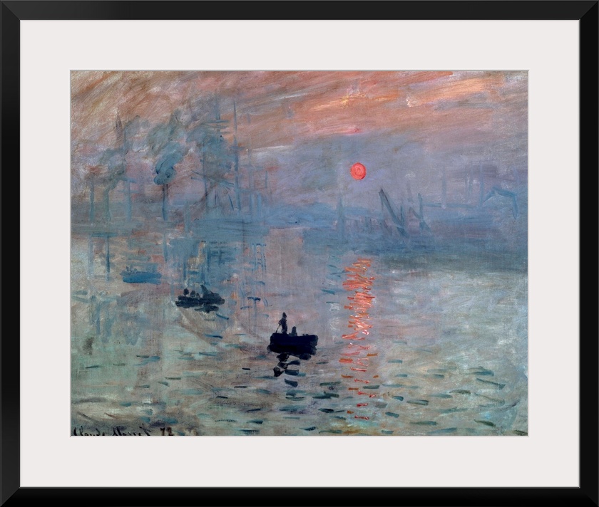 4294, Claude Monet, French School. Impression, Sunrise. 1872. Oil on canvas, 0.48 x 0.63 m. Paris, musee Marmottan. C4294,...