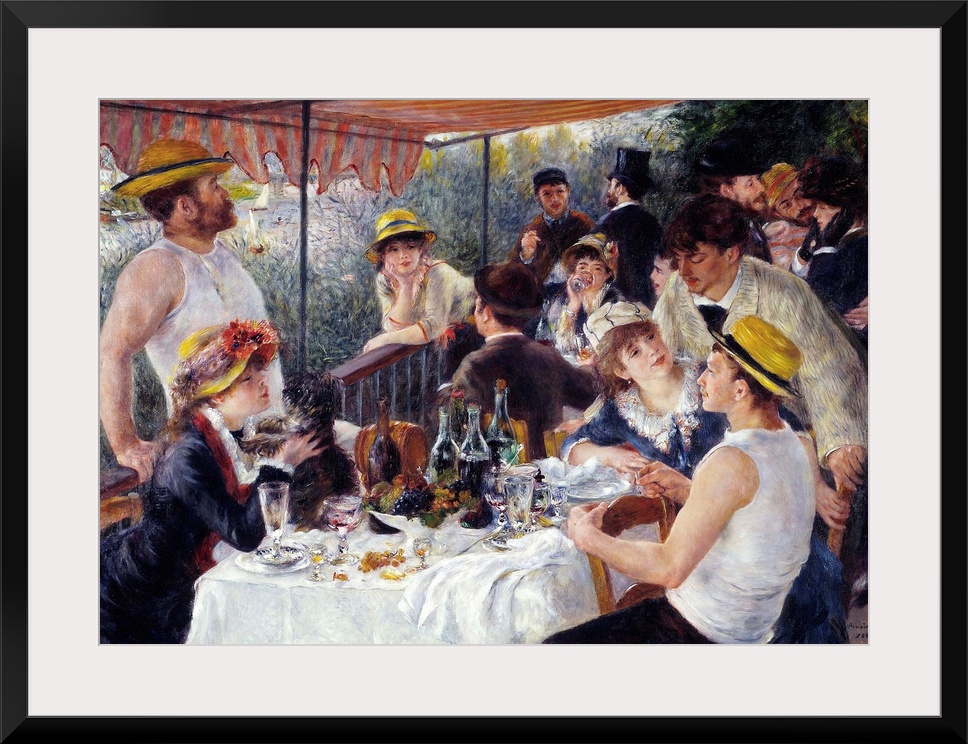 1647 , Pierre Auguste Renoir (1841-1919), French School. Luncheon of the Boating Party. 1880-1881. Oil on canvas.