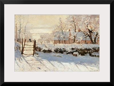 Magpie, by Claude Monet, 1868-1869. Musee d'Orsay, Paris, France