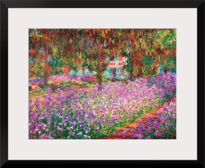 Monets Garden at Giverny, by Claude Monet, 1900, 20th Century, oil on canvas, cm 81 x 92 - France, Ile de France, Paris, M...