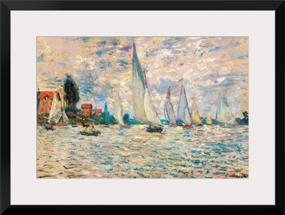 Regattas at Argenteuil, by Claude Monet, ca. 1874. Musee d'Orsay, Paris, France