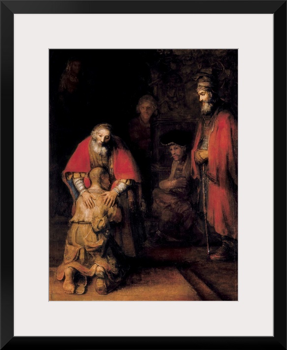 REMBRANDT, Harmenszoon van Rijn, called (1606-1669). Return of the Prodigal Son. 1668. Baroque art. Oil on canvas. RUSSIA....