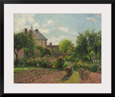 The Artist's Garden at Eragny, by Camille Pissarro, 1898