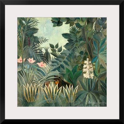 The Equatorial Jungle, by Henri Rousseau, 1909, French painting