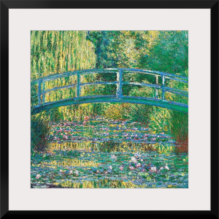 The Waterlily Pond Green Harmony, by Claude Monet, 1899, 19th Century, oil on canvas, cm 89 x 93,5 - France, Ile de France...