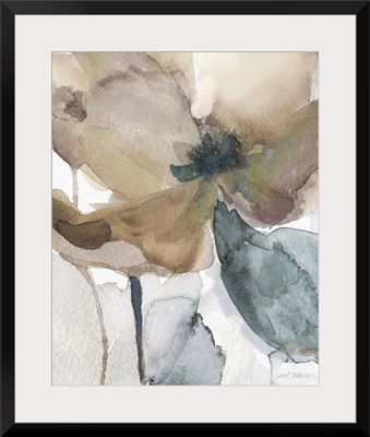 Watercolor Poppy I