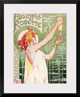 Absinthe Robette Poster By Henri Privat-Livemont