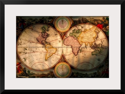 Antique world map