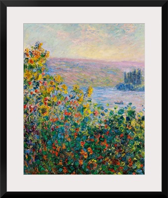 Flower Beds At Vetheuil