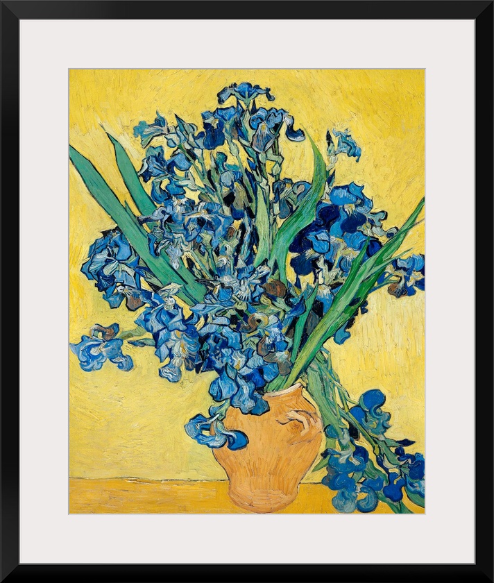 Vincent van Gogh (French, 1853-1890), Irises, 1890, oil on canvas, Van Gogh Museum, Amsterdam.