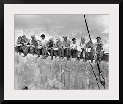 Lunch atop a skyscraper