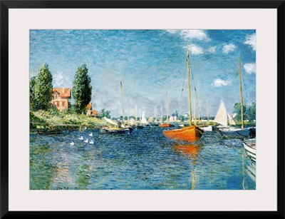 Red Boats, Argenteuil By Claude Monet