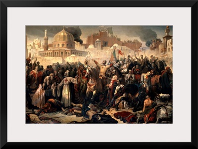 Taking of Jerusalem by the Crusaders by Emile Signol