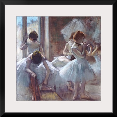 The Ballet Class By Edgar Degas