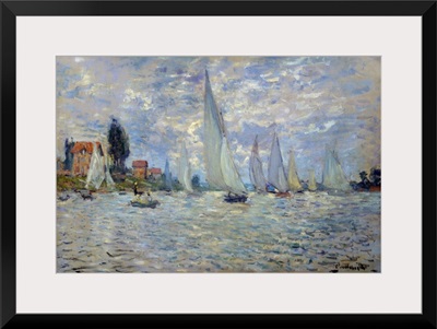 The Boats Or Regatta At Argenteuil