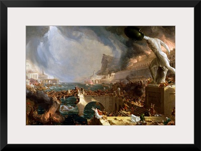 The Course Of Empire - Destruction By Thomas Cole